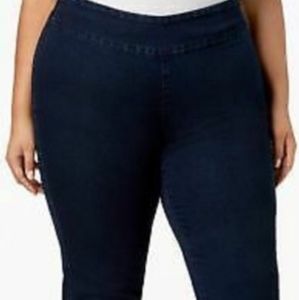 Charter Club Plus Cambridge Pull-On Slim Leg Jeans